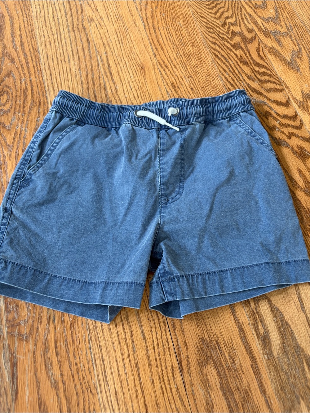 Quiksilver Navy Elastic Drawstring Athletic Shorts